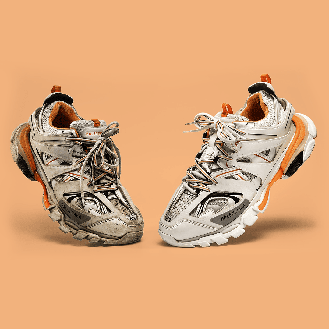 Химчистка Balenciaga — до и после | SOLE FRESH Лимассол (Кипр)