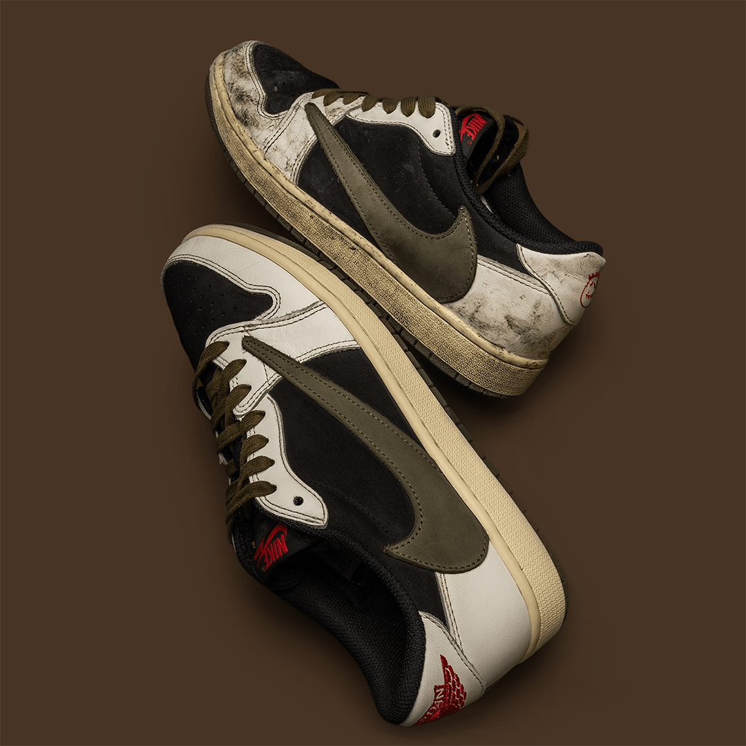 Химчистка Jordan x Travis Scott — до и после | SOLE FRESH Лимассол (Кипр)